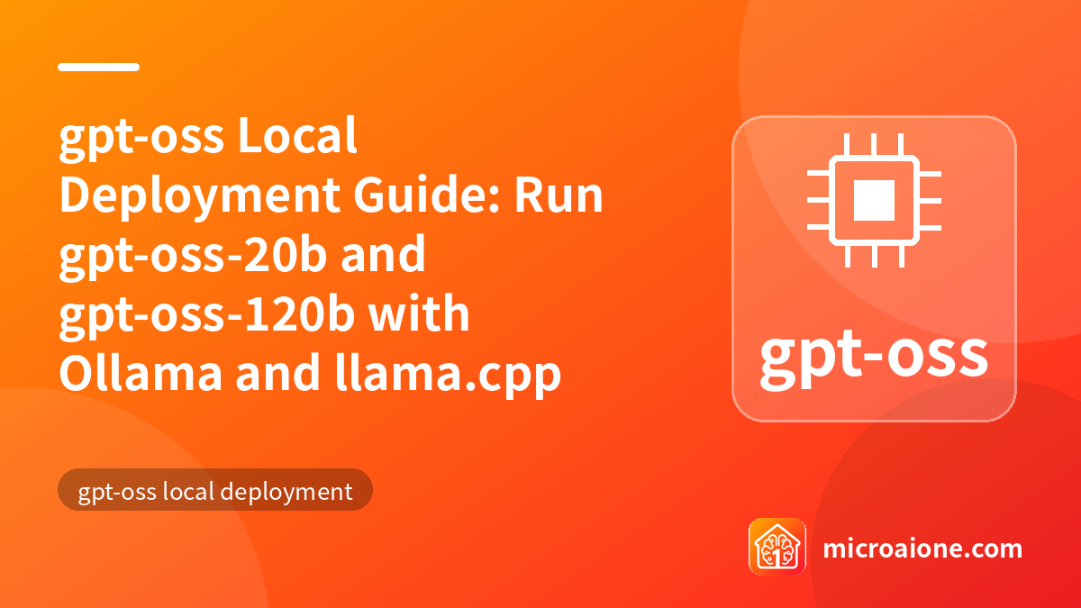 gpt-oss Local Deployment Guide: Run gpt-oss-20b and gpt-oss-120b with Ollama and llama.cpp - gpt-oss local deployment