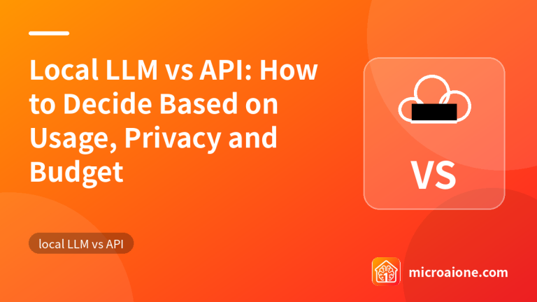 Local LLM vs API: How to Decide Based on Usage, Privacy and Budget - local LLM vs API