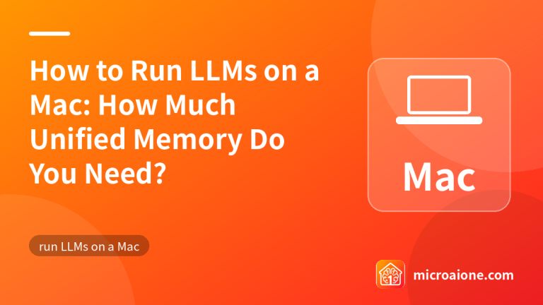 How to Run LLMs on a Mac: How Much Unified Memory Do You Need? - run LLMs on a Mac