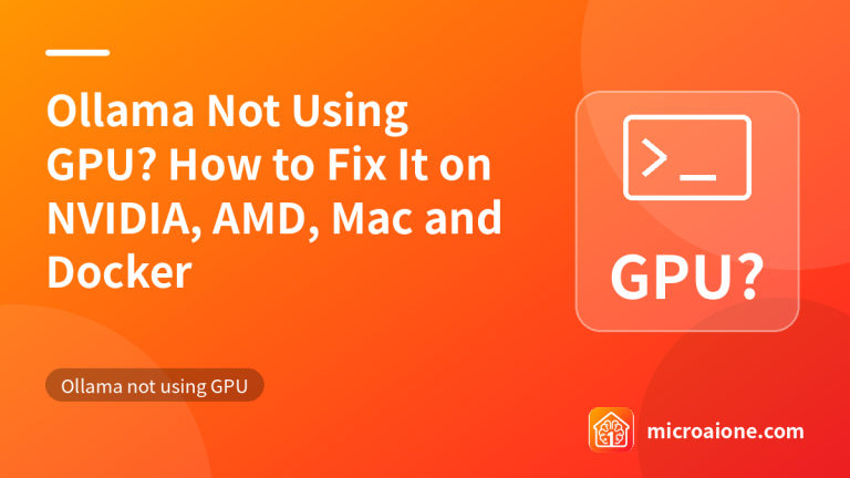 Ollama Not Using GPU? How to Fix It on NVIDIA, AMD, Mac and Docker - Ollama not using GPU